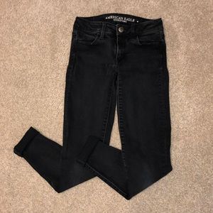 AEO Black Skinny Jeans